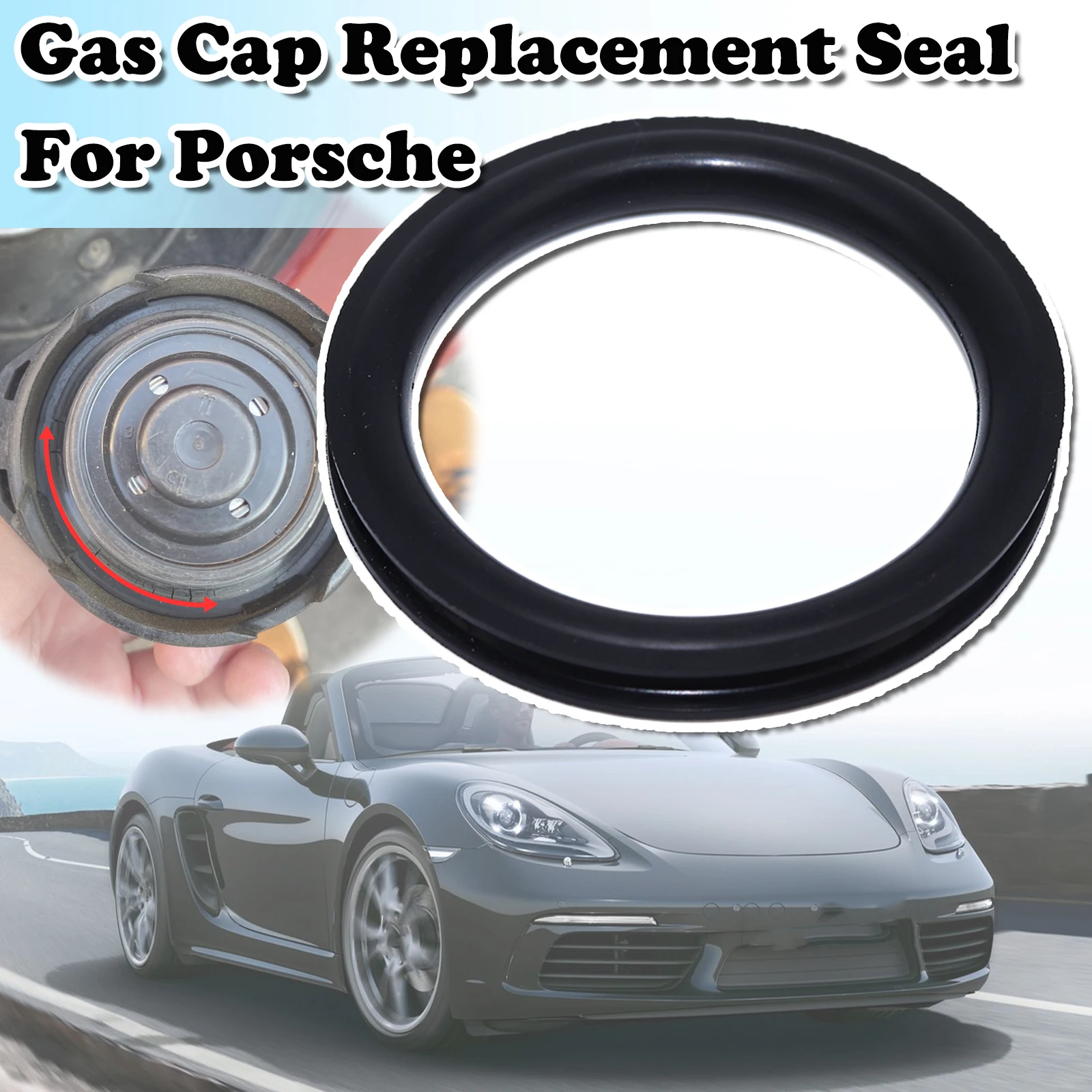 For Porsche 718 Boxster Cayman Gas Cap Replacement Seal Fuel Tank Filler Neck Repair V Shape O-ring Rubber Gasket Washer 55x5mm
For Porsche 718 Boxster Cayman Gas Cap Replacement Seal Fuel Tank Filler Neck Repair V Shape O-ring Rubber Gasket Washer 55x5mm