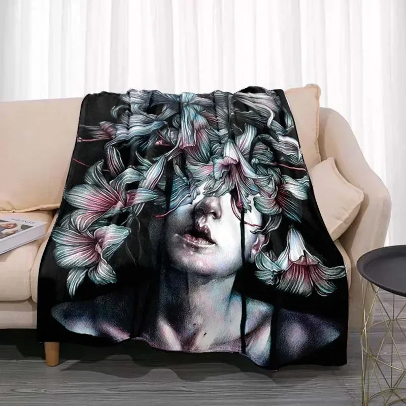 Flannel Throw Blanket for Adults, Dark Wind, Butterfly, Flower, Woman Skeleton Pattern, Super Soft, Bed, Living Room, Gifts
Flannel Throw Blanket for Adults, Dark Wind, Butterfly, Flower, Woman Skeleton Pattern, Super Soft, Bed, Living Room, Gifts