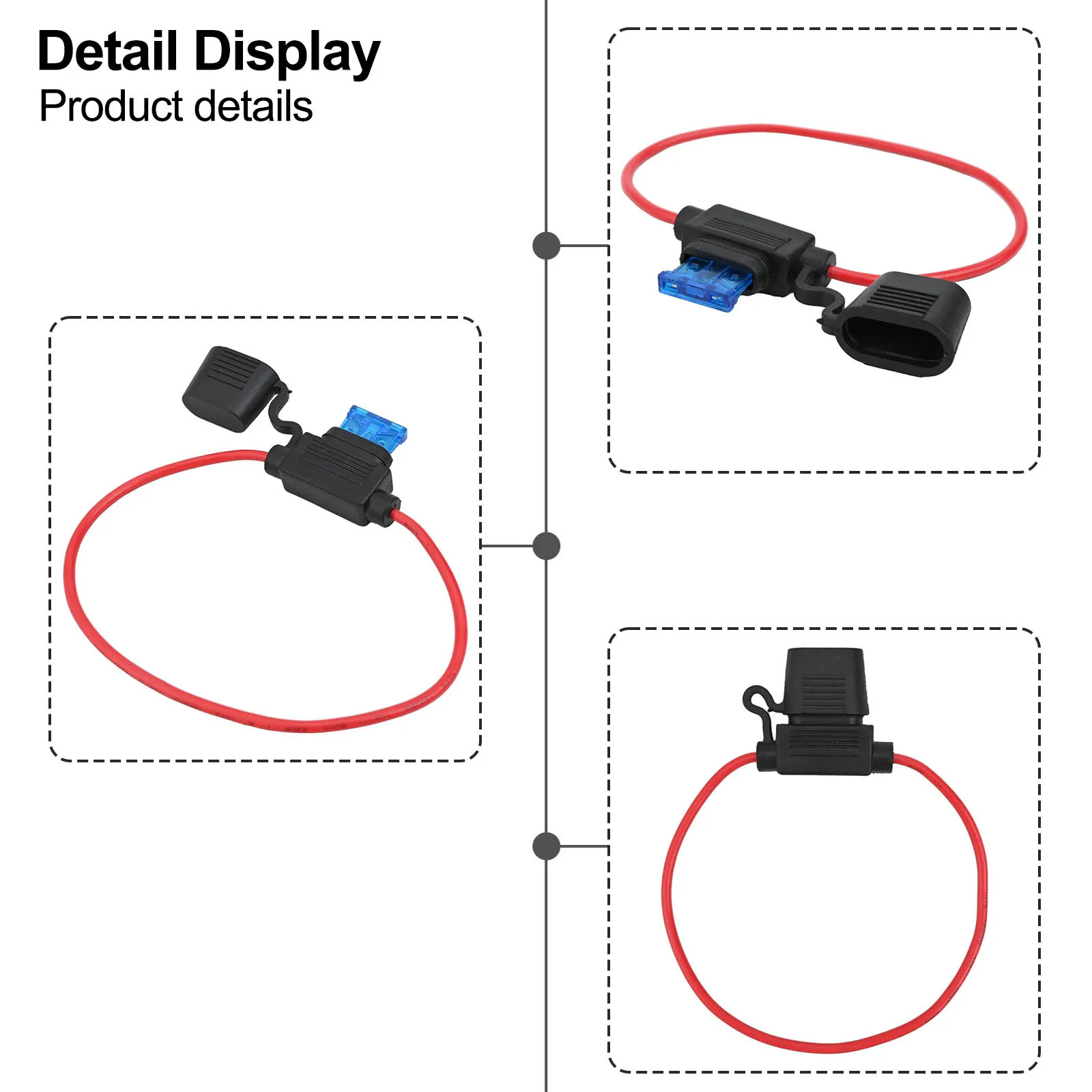 For Car Automotive Fuse Holder Car Fuse Holder For Automotive Wiring 12AWG And 16AWG Configuration Assorted Fuses Included
For Car Automotive Fuse Holder Car Fuse Holder For Automotive Wiring 12AWG And 16AWG Configuration Assorted Fuses Included