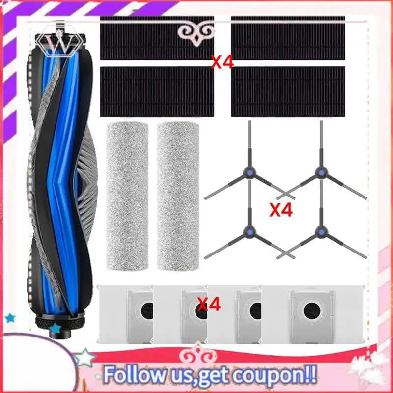 A50F-For ECOVACS DEEBOT X8 PRO OMNI Robot Vacuum Cleaner Spare Parts Main Side Brush Hepa Filter Mop Bags
A50F-For ECOVACS DEEBOT X8 PRO OMNI Robot Vacuum Cleaner Spare Parts Main Side Brush Hepa Filter Mop Bags