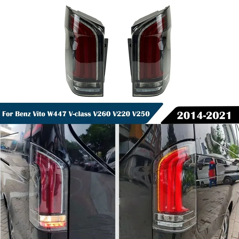 For Benz Vito W447 V-class V260 V220 V250 2014-2021 Pair Car Tail Lamp Turn Signal Light Brake Lamp Tail Light Assembly
For Benz Vito W447 V-class V260 V220 V250 2014-2021 Pair Car Tail Lamp Turn Signal Light Brake Lamp Tail Light Assembly