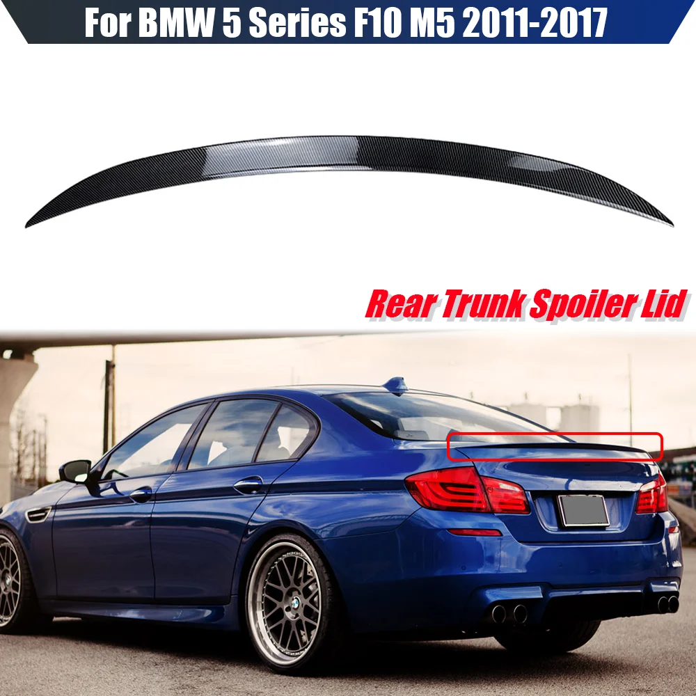 Rear Spoiler For BMW 5 Series F10 M5 2011 2012 2013 2014 2015 2016 2017 Black / Carbon Look Rear Trunk Spoiler Boot Wing Lip
Rear Spoiler For BMW 5 Series F10 M5 2011 2012 2013 2014 2015 2016 2017 Black / Carbon Look Rear Trunk Spoiler Boot Wing Lip