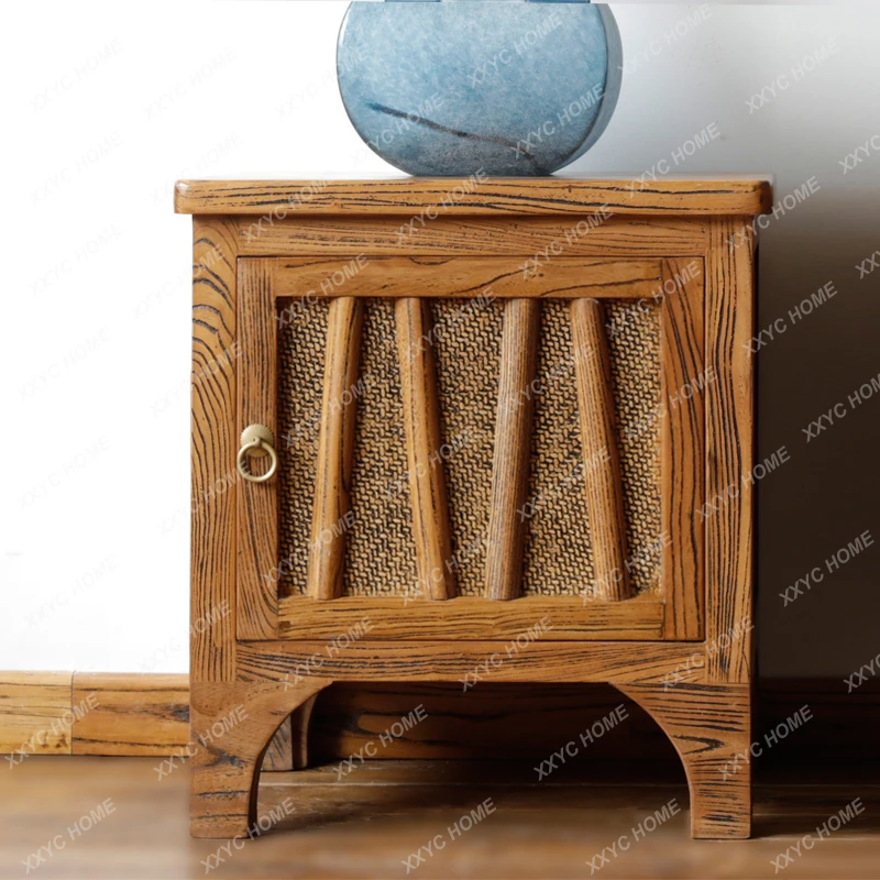 Old elm solid wood bedside table mat storage cabinet modern simple corner bedroom storage cabinet
Old elm solid wood bedside table mat storage cabinet modern simple corner bedroom storage cabinet