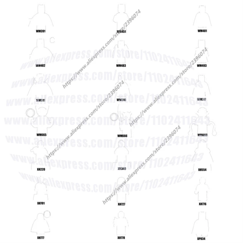 Фигурки, строительные блоки, игрушки WM391 WM451 WM482 WM483 WM493 WM511 WM516 WM517 WM665 WM666 WM669 Series-004 DIY Toys
Фигурки, строительные блоки, игрушки WM391 WM451 WM482 WM483 WM493 WM511 WM516 WM517 WM665 WM666 WM669 Series-004 DIY Toys