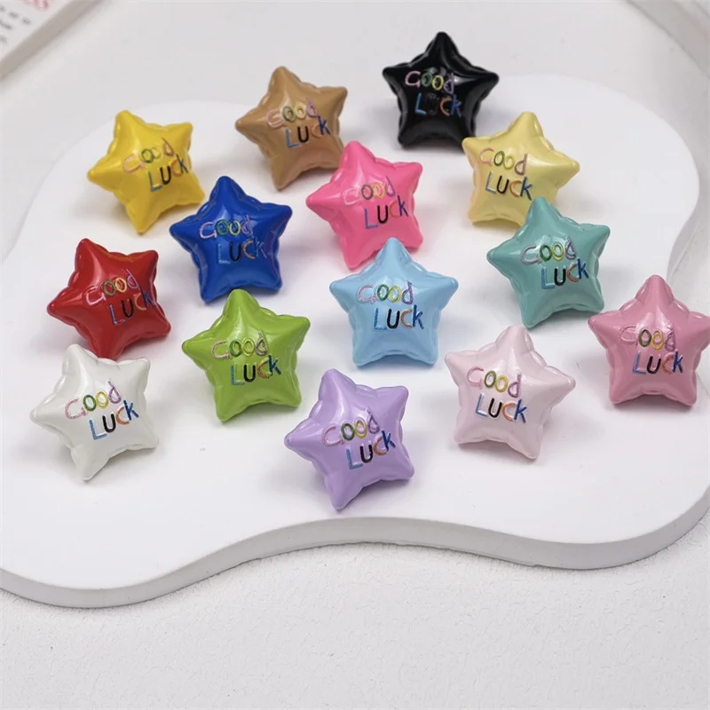 Wholesale 40pcs/lot color print cartoon stars shape acrylic straight hole beads diy jewelry garment keychain pendant accessory
Wholesale 40pcs/lot color print cartoon stars shape acrylic straight hole beads diy jewelry garment keychain pendant accessory