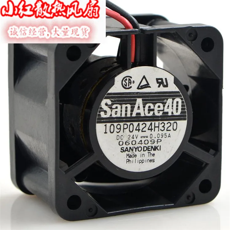 1pcs SanYo 109P0424H320 4028 24V 0.095A 4CM Dual Ball Inverter Fan 40*40*28mm cooling fan
1pcs SanYo 109P0424H320 4028 24V 0.095A 4CM Dual Ball Inverter Fan 40*40*28mm cooling fan