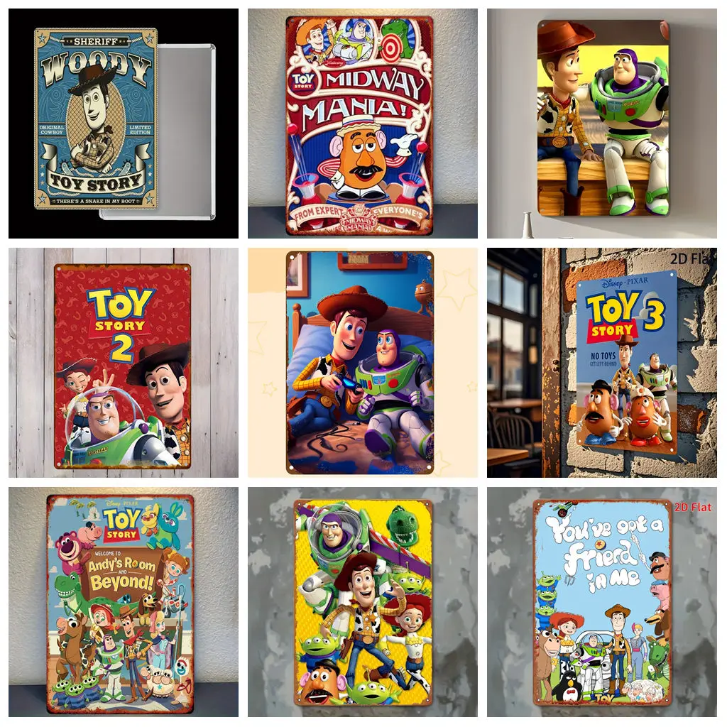 Miniso Toy Story Vintage Tin Signs Decor Poster Vintage Tin Sign Metal Sign Decorative Plaque for Pub Bar Club Wall Decoration
Miniso Toy Story Vintage Tin Signs Decor Poster Vintage Tin Sign Metal Sign Decorative Plaque for Pub Bar Club Wall Decoration