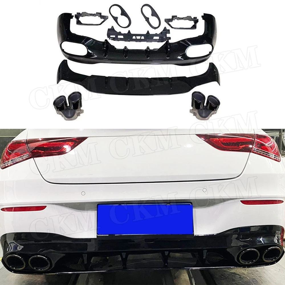 ABS Material For Mercedes Benz W118 C118 CLA180 CLA200 CLA250 CLA35 CLA45 AMG 2020 2021 Auto Car Styling Rear Bumper Diffuser
ABS Material For Mercedes Benz W118 C118 CLA180 CLA200 CLA250 CLA35 CLA45 AMG 2020 2021 Auto Car Styling Rear Bumper Diffuser