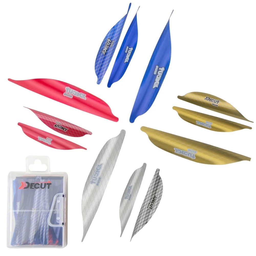 50pcs 1.56/1.75/2inch Spin Vanes Arrow Shaft DIY Spiral Vane Compound Bow Recurve Bow Archery Hunting Shooting DIY Arrow Feather
50pcs 1.56/1.75/2inch Spin Vanes Arrow Shaft DIY Spiral Vane Compound Bow Recurve Bow Archery Hunting Shooting DIY Arrow Feather