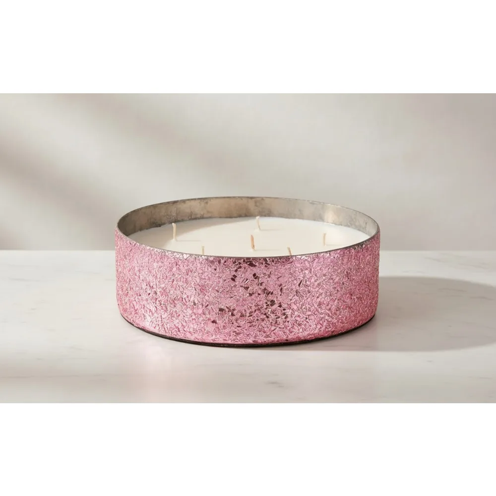 Bohemian Pink Glass Scented Candle - Santal Vanilla Aroma for Home Decor, Relaxation & Gifts
Bohemian Pink Glass Scented Candle - Santal Vanilla Aroma for Home Decor, Relaxation & Gifts