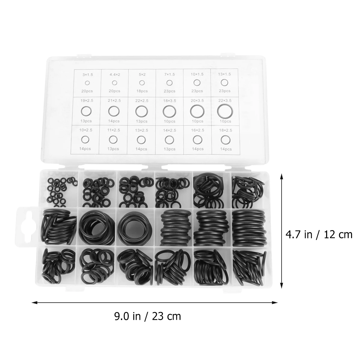 279 Pieces O Assortment Heat Resistant Rubber Gaskets Kit for Appliances Plumbing Industrial Use Hardware
279 Pieces O Assortment Heat Resistant Rubber Gaskets Kit for Appliances Plumbing Industrial Use Hardware