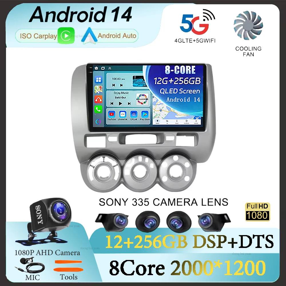 Автомагнитола на Android 14 для Honda Fit Jazz City, 2003, 2004, 2005, 2006, 2007, GPS-навигация, мультимедиа, GPS-плеер, DSP, стерео
Автомагнитола на Android 14 для Honda Fit Jazz City, 2003, 2004, 2005, 2006, 2007, GPS-навигация, мультимедиа, GPS-плеер, DSP, стерео