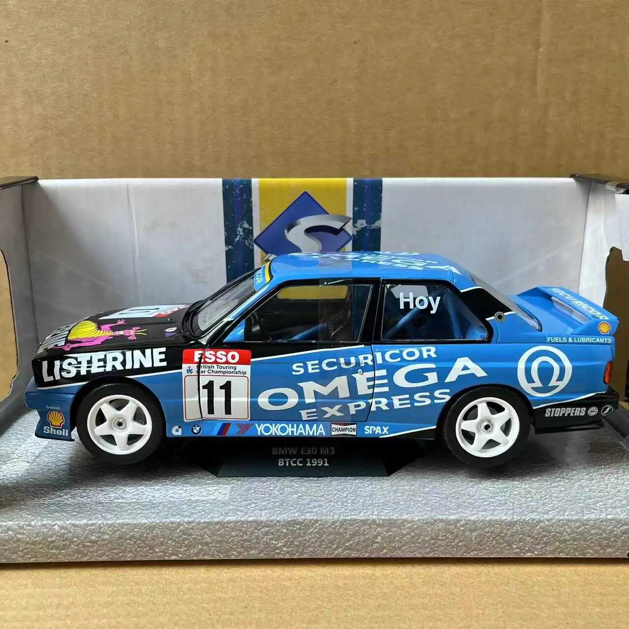 Diecast SOLIDO 1/18 Scale BMW E30 M3 BTCC #11 1991 BMW Alloy Car Model Collectible Toy Gift Souvenir Display Ornament
Diecast SOLIDO 1/18 Scale BMW E30 M3 BTCC #11 1991 BMW Alloy Car Model Collectible Toy Gift Souvenir Display Ornament