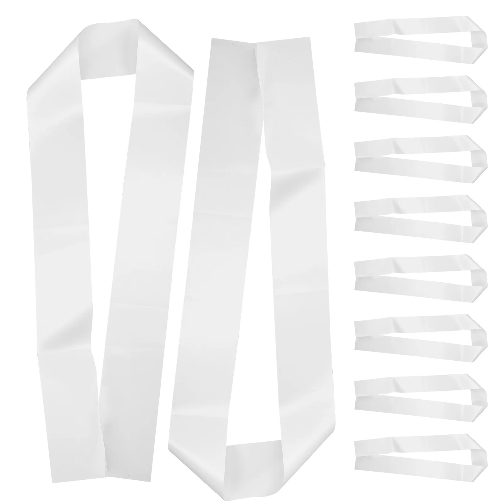 10pcs Blank Satin Sash Plain Ceremonial Shoulder Straps for Women Kids Birthday Party Decorations DIY Hen Baby Shower
10pcs Blank Satin Sash Plain Ceremonial Shoulder Straps for Women Kids Birthday Party Decorations DIY Hen Baby Shower