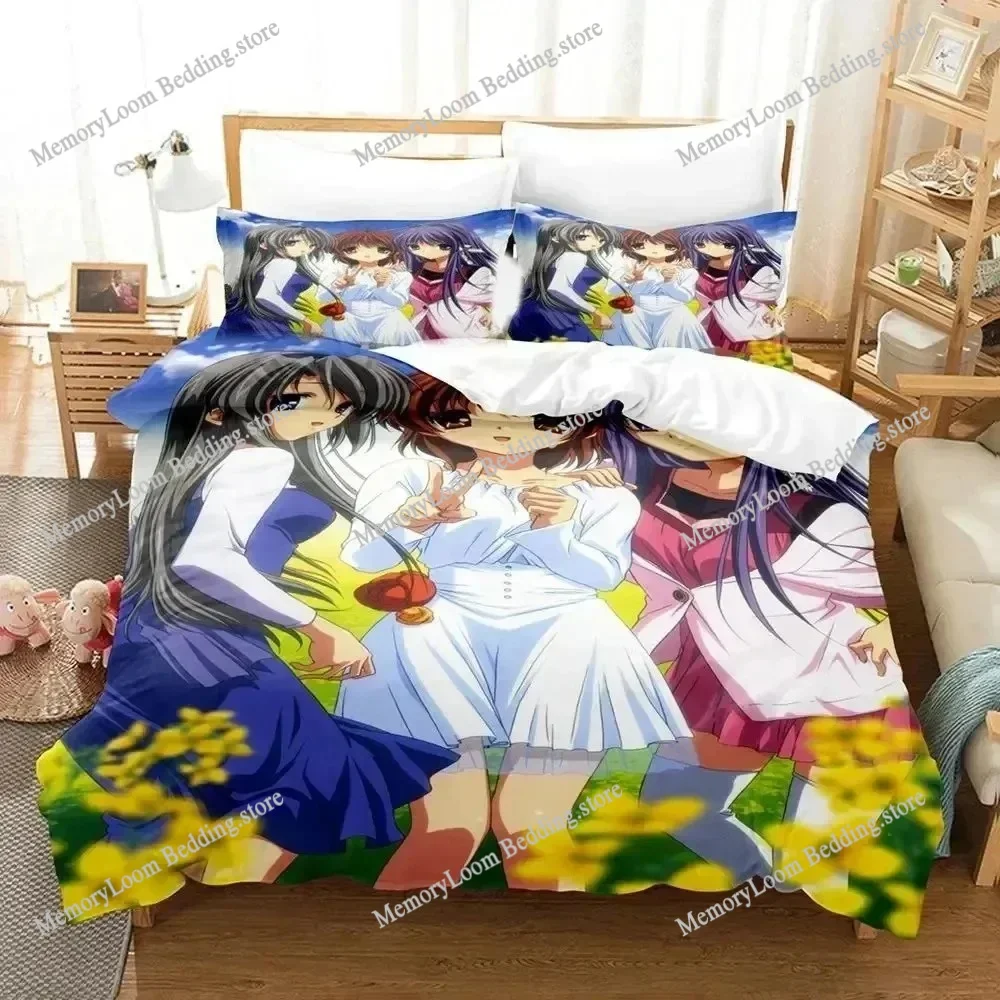 Game Cool CLANNAD Bedding Set Boys Girls Twin/Queen/King Size Duvet Cover Pillowcase Bed Kids Adult Cozy Soft Home Textile
Game Cool CLANNAD Bedding Set Boys Girls Twin/Queen/King Size Duvet Cover Pillowcase Bed Kids Adult Cozy Soft Home Textile
