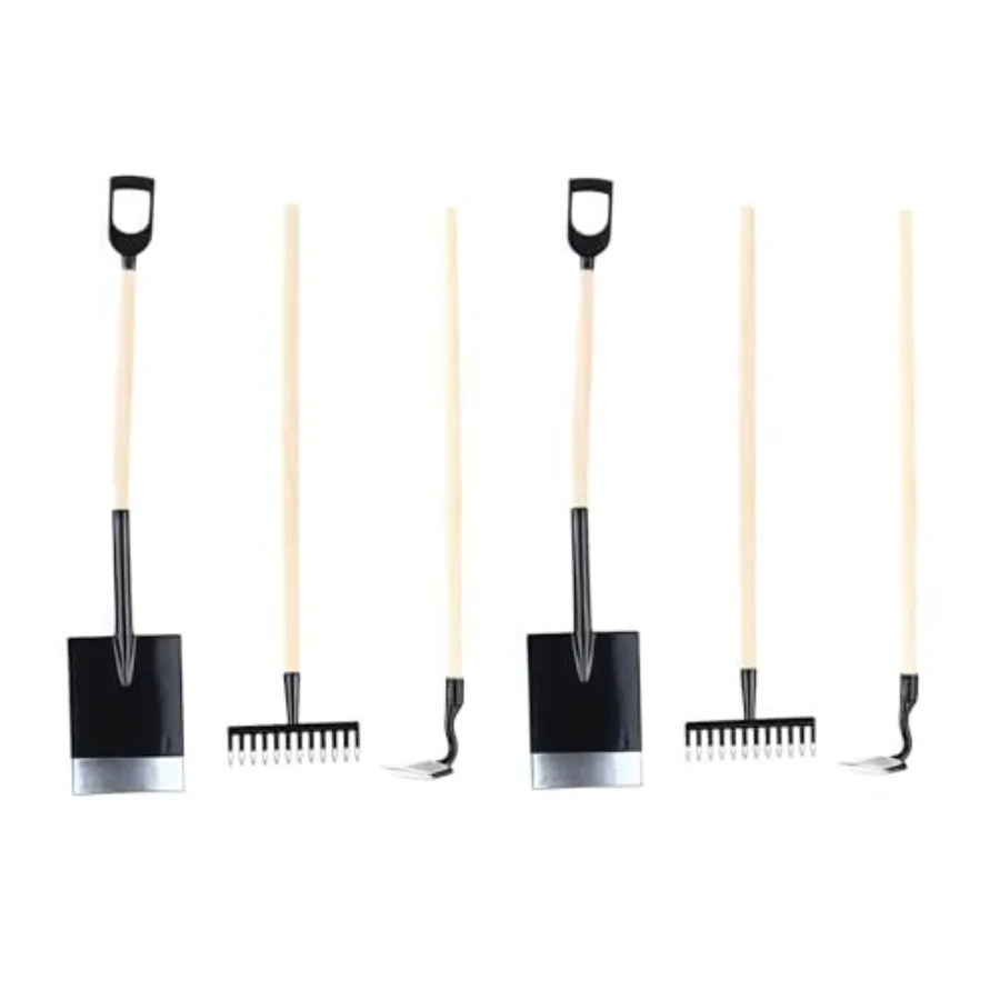 6Pcs Black Miniature Garden Tools 1:12 Mini Shovels and Rake Farm Tools for Fairy Garden Dollhouse Accessories
6Pcs Black Miniature Garden Tools 1:12 Mini Shovels and Rake Farm Tools for Fairy Garden Dollhouse Accessories