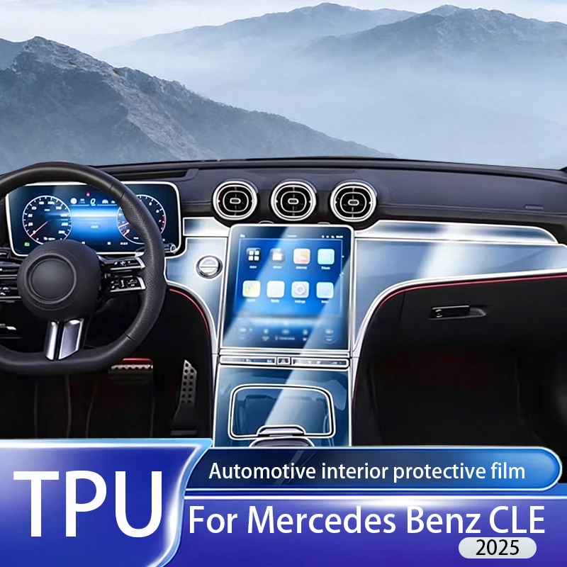 Fit for Mercedes Benz CLE 2025 Clear TPU PPF GPS LCD Navigation Screen Dashboard Center Console Protective Film Kit
Fit for Mercedes Benz CLE 2025 Clear TPU PPF GPS LCD Navigation Screen Dashboard Center Console Protective Film Kit