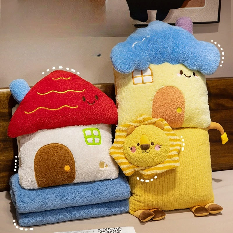 Cartoon Soft 2‑in‑1 Pillow Quilt Foldable Air Conditioning Blanket Car Seat Pillow Throw Blanket
Cartoon Soft 2‑in‑1 Pillow Quilt Foldable Air Conditioning Blanket Car Seat Pillow Throw Blanket
