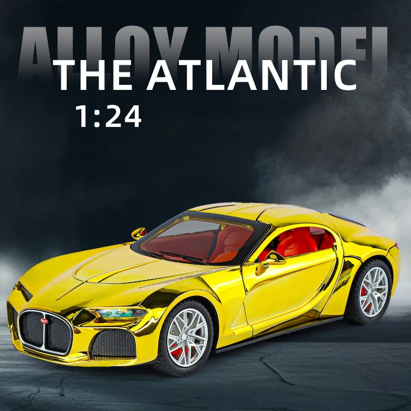 1:24 атлантический суперкар, высокая имитация литья под давлением автомобиля, модель автомобиля из металлического сплава, коллекция детских игрушек, подарки 
1:24 атлантический суперкар, высокая имитация литья под давлением автомобиля, модель автомобиля из металлического сплава, коллекция детских игрушек, подарки