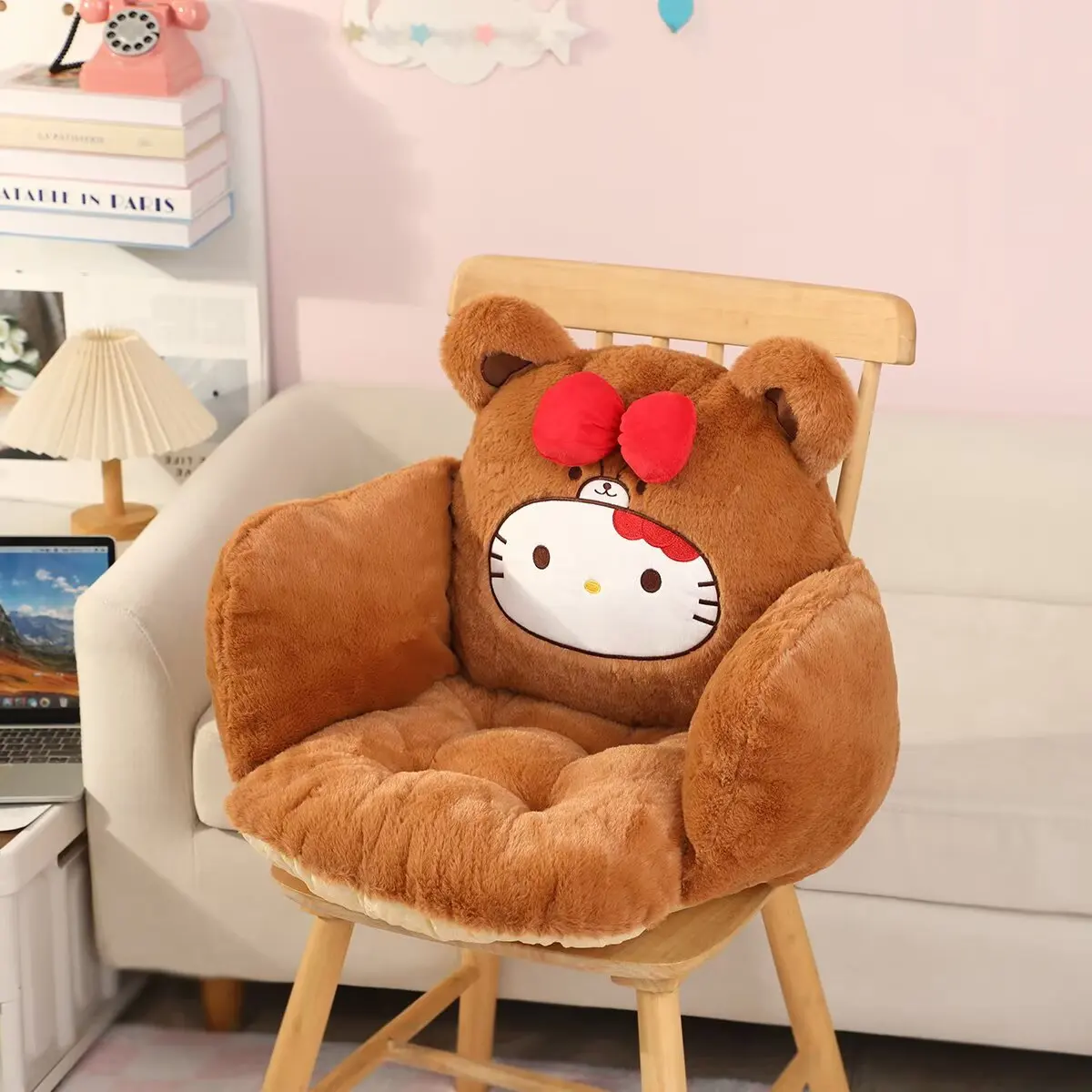 Kawaii Hello Kitty Seat Cushion Japanese Style Stuffed Anime Plush Chair Pad with Backrest Soft Home & Office Cushion Comfort
Kawaii Hello Kitty Seat Cushion Japanese Style Stuffed Anime Plush Chair Pad with Backrest Soft Home & Office Cushion Comfort