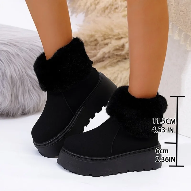 2026 High Quality of Women's Fashion Snow Boots Fluffy Plush Faux Fur Soft Slippers Winter Indoor Comfortable Home Men's Shoes
2026 High Quality of Women's Fashion Snow Boots Fluffy Plush Faux Fur Soft Slippers Winter Indoor Comfortable Home Men's Shoes