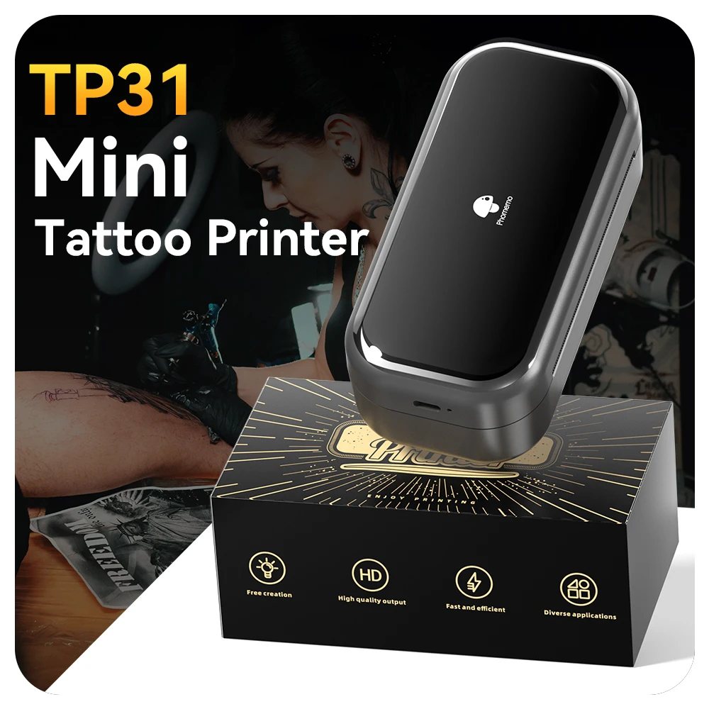 Портативный принтер для татуировок TP31, 80 мм, термопринтер для изготовления трафаретов, Bluetooth-принтер для этикеток с 30 шт., для переносной бумаги для художников
Портативный принтер для татуировок TP31, 80 мм, термопринтер для изготовления трафаретов, Bluetooth-принтер для этикеток с 30 шт., для переносной бумаги для художников