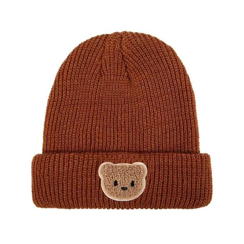 Stylish Baby Bonnet Caps Fashionable Bear Pattern Knitted Hat Windproof Warm Bonnet Trend Headwrap for Winter Season G2TD
Stylish Baby Bonnet Caps Fashionable Bear Pattern Knitted Hat Windproof Warm Bonnet Trend Headwrap for Winter Season G2TD
