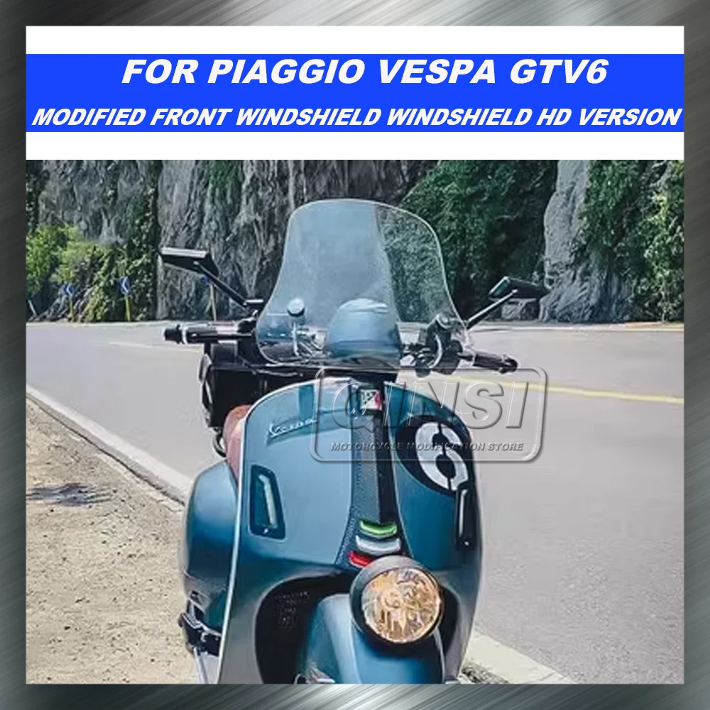 Motorcycle Limited Edition Modified Windshield Front Windshield Windshield Mirror HD Version FOR Piaggio Vespa Gtv6
Motorcycle Limited Edition Modified Windshield Front Windshield Windshield Mirror HD Version FOR Piaggio Vespa Gtv6