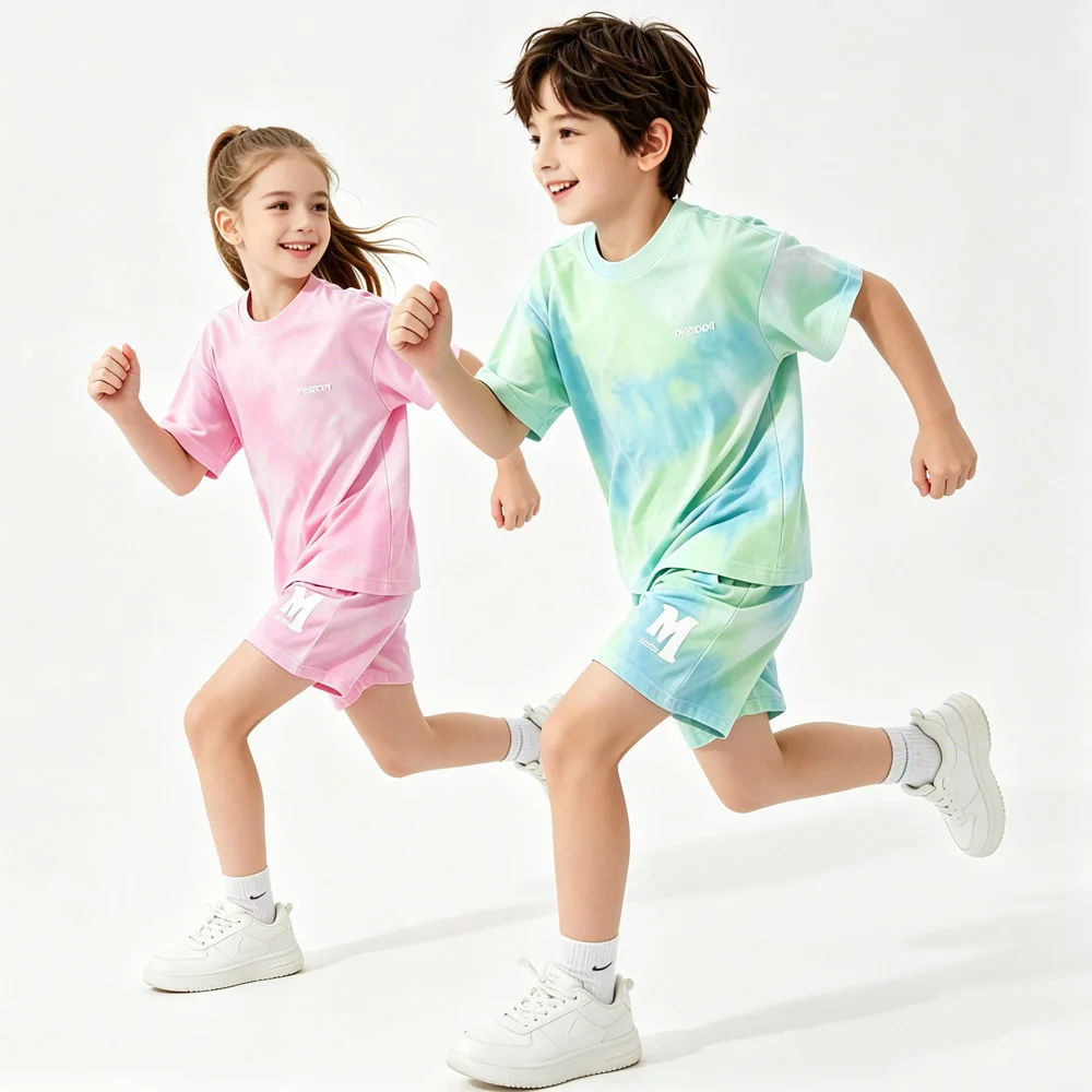 5-14Years Kids Sport Set Cotton Boys Summer Sets Girls Loose Sports Wear Suit Running Hiking Outdoor Short Sleeved Shorts Outfit
5-14Years Kids Sport Set Cotton Boys Summer Sets Girls Loose Sports Wear Suit Running Hiking Outdoor Short Sleeved Shorts Outfit