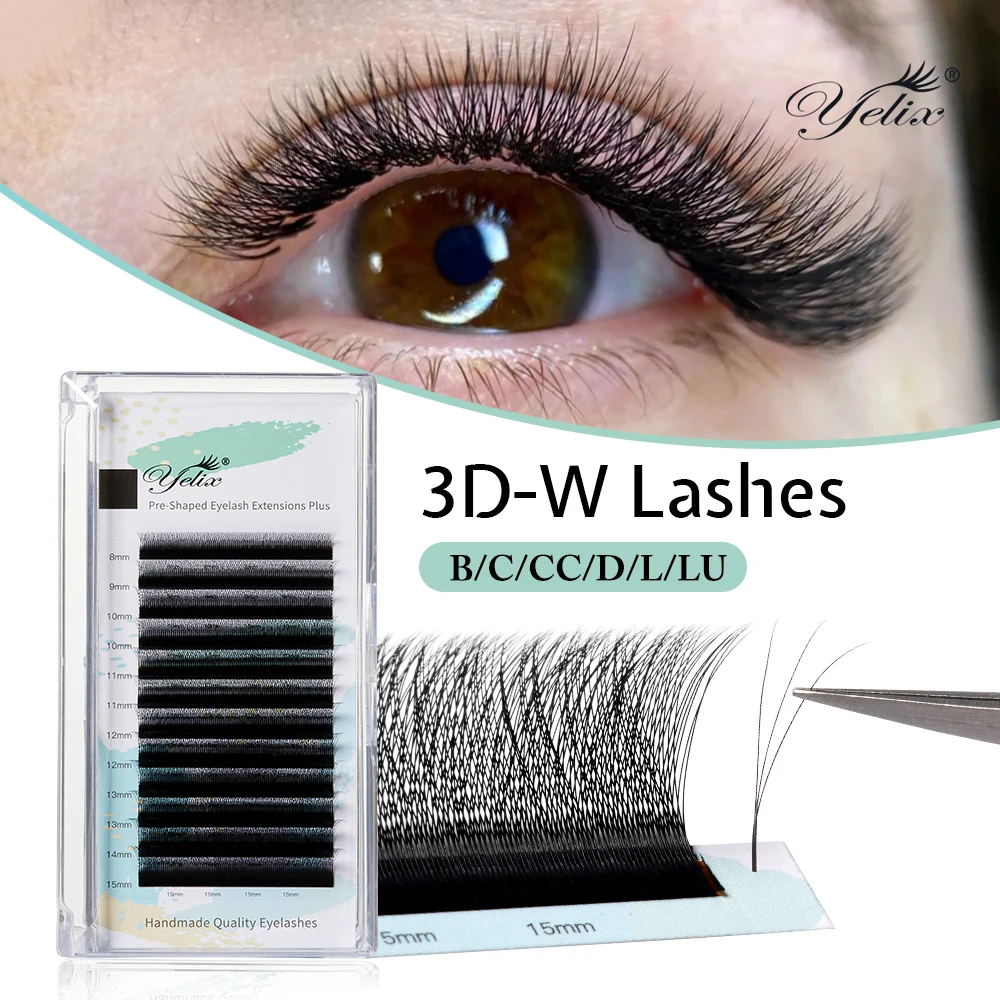 Yelix узкие 3D W-образные ресницы готовые вееры объемные наращивание ресниц натуральные мягкие отдельные ресницы ручные ресницы премиум-класса
Yelix узкие 3D W-образные ресницы готовые вееры объемные наращивание ресниц натуральные мягкие отдельные ресницы ручные ресницы премиум-класса
