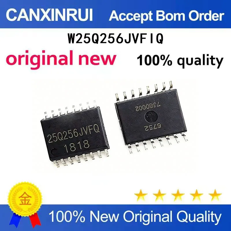 (5-100 PCS)New W25Q256JVFIQ SOIC-16 Flash Memory Chip 32Mx8bit SPI Interface Chip IC
(5-100 PCS)New W25Q256JVFIQ SOIC-16 Flash Memory Chip 32Mx8bit SPI Interface Chip IC