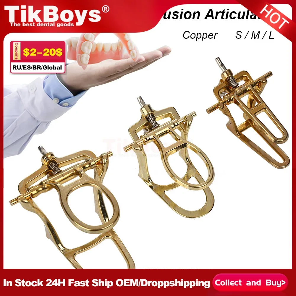 S M L Dental Lab Occlusion Articulator Copper Plating Adjustable Dentistry Clinic Dentistry Restoration Mechanical Device
S M L Dental Lab Occlusion Articulator Copper Plating Adjustable Dentistry Clinic Dentistry Restoration Mechanical Device