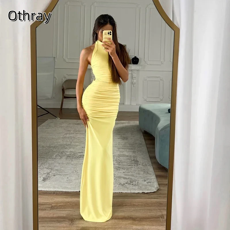 Sheath Halter Criss-cross Prom Dresses Sleeveless Backless Long Evening Gown Floor Length Formal Party Dress فساتين حفلة موسيقية
Sheath Halter Criss-cross Prom Dresses Sleeveless Backless Long Evening Gown Floor Length Formal Party Dress فساتين حفلة موسيقية