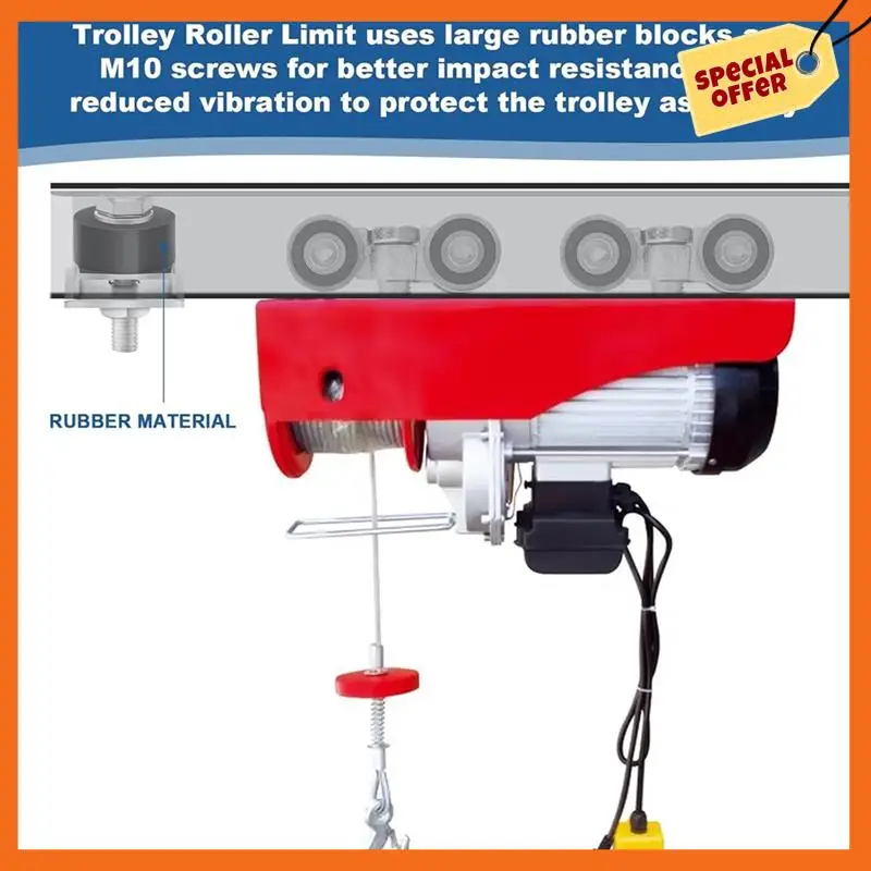-A20Z Trolley Roller Wheels Limit Trolley Assembly Positioning For Strut Channel 1-5/8" Wide And 1-5/8"Or Taller Strut Channel
-A20Z Trolley Roller Wheels Limit Trolley Assembly Positioning For Strut Channel 1-5/8" Wide And 1-5/8"Or Taller Strut Channel