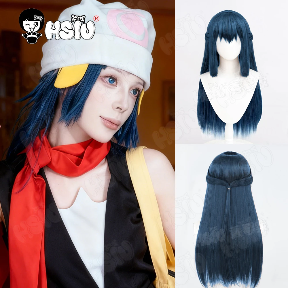 Парик для косплея Dawn, синтетический парик из волокна,「HSIU」70 см, голубой синий длинный парик + шапочка для парика, игровой парик, вечерние парики для косплея на Хэллоуин
Парик для косплея Dawn, синтетический парик из волокна,「HSIU」70 см, голубой синий длинный парик + шапочка для парика, игровой парик, вечерние парики для косплея на Хэллоуин