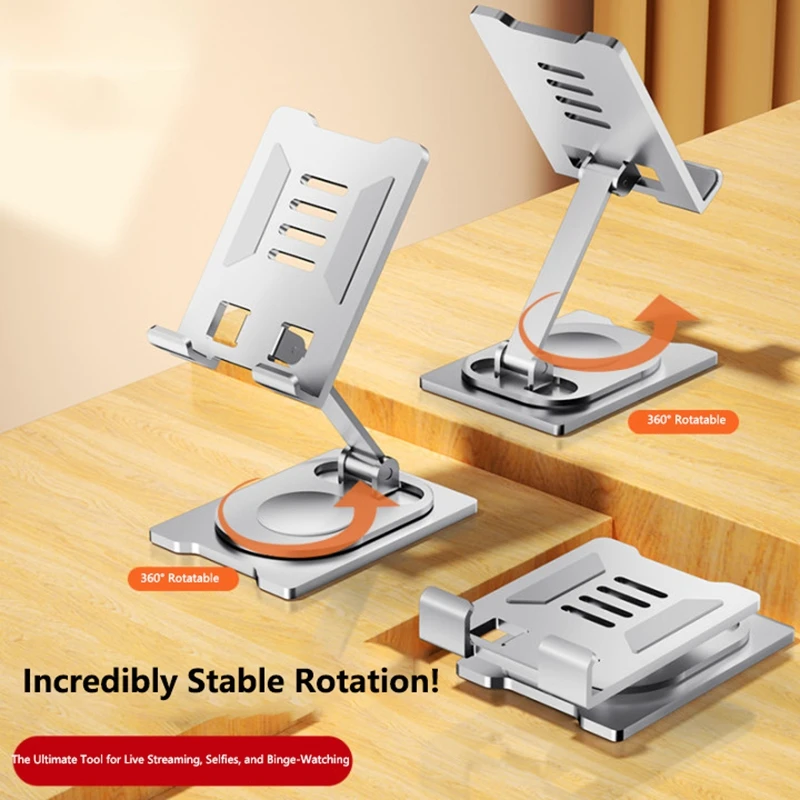 Multi Functional Portable Metal Stand for Mobile Phone Tablet Desktop Live Streaming 360° Rotating Shooting Foldable Adjustable
Multi Functional Portable Metal Stand for Mobile Phone Tablet Desktop Live Streaming 360° Rotating Shooting Foldable Adjustable