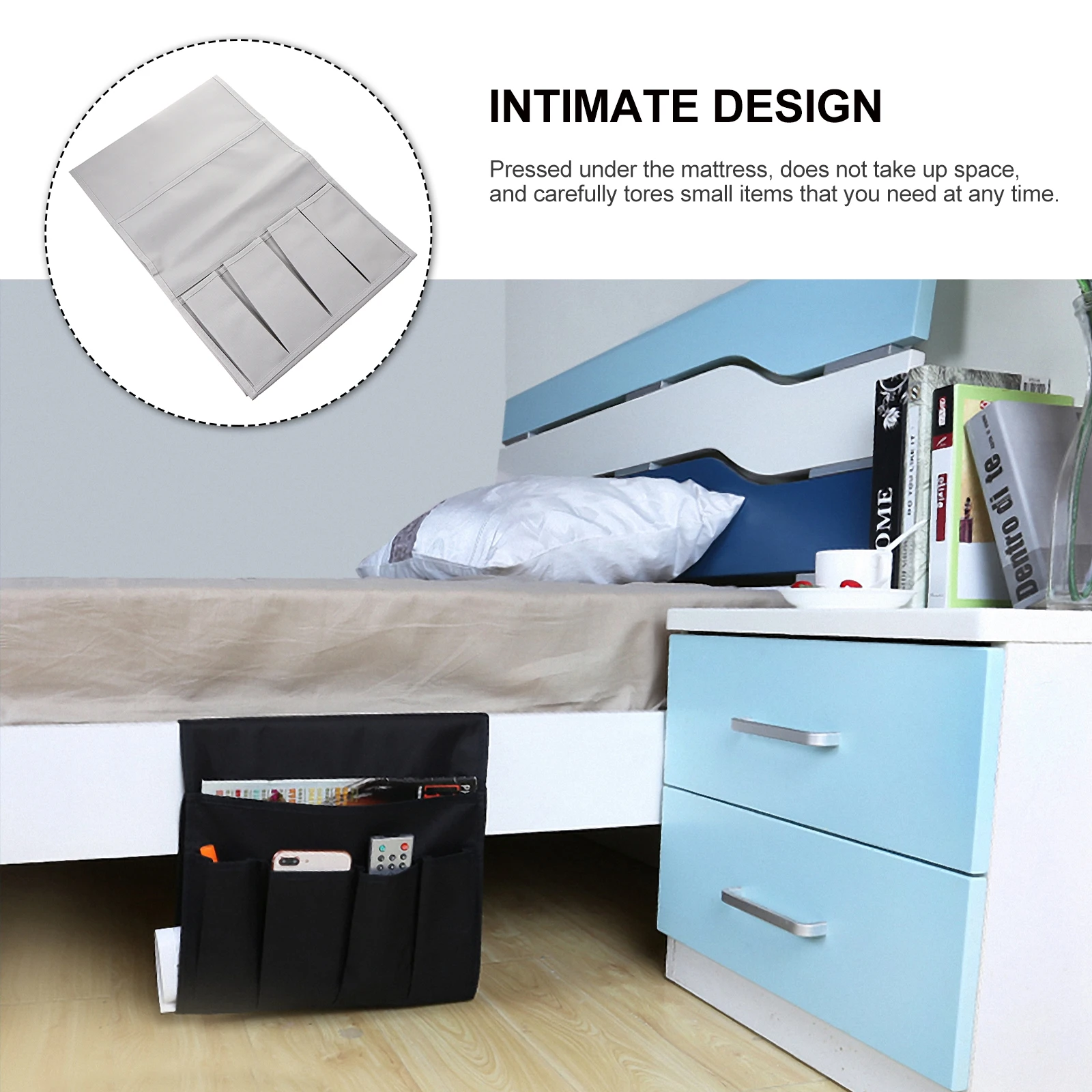 Bedside Storage Oxford Cloth Multi pocket Storage Pouch Sofa Armrest Pouch Grey Easy Clean Home Office Use
Bedside Storage Oxford Cloth Multi pocket Storage Pouch Sofa Armrest Pouch Grey Easy Clean Home Office Use