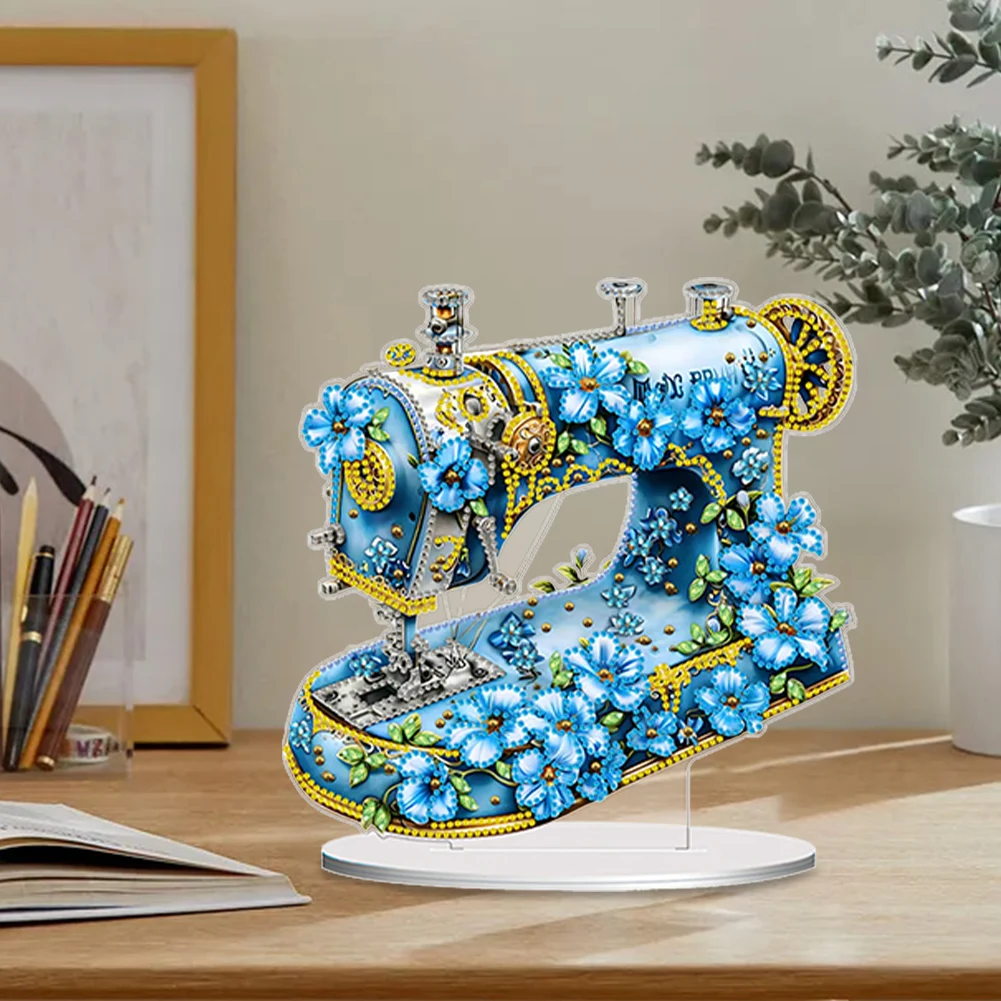 Double Sided Special Shaped Flower Sewing Machine Diamond Painting Tabletop Ornament 5D DIY Diamond Art Decor Bedroom Decoration
Double Sided Special Shaped Flower Sewing Machine Diamond Painting Tabletop Ornament 5D DIY Diamond Art Decor Bedroom Decoration