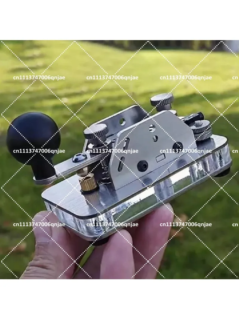 Stainless Steel Morse Code Keyer for Shortwave Telegraphy Ham Radio CW Practice Tool
Stainless Steel Morse Code Keyer for Shortwave Telegraphy Ham Radio CW Practice Tool