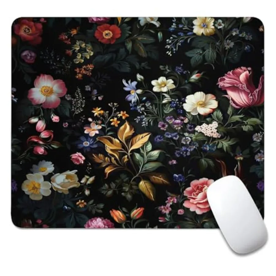 Square Mouse Pad Retro Oil Painting Flowers Plants, Personalized Premium-Textured Custom Mouse Mat Design, Washable Mousepad Cl
Square Mouse Pad Retro Oil Painting Flowers Plants, Personalized Premium-Textured Custom Mouse Mat Design, Washable Mousepad Cl