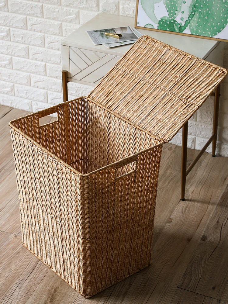 Nordic Sle Large Covered Laundry Basket Toy Box Bedroom Batoom Dir Clothes Storage Basket Retro Vintage Handmade Storag...
Nordic Sle Large Covered Laundry Basket Toy Box Bedroom Batoom Dir Clothes Storage Basket Retro Vintage Handmade Storag...