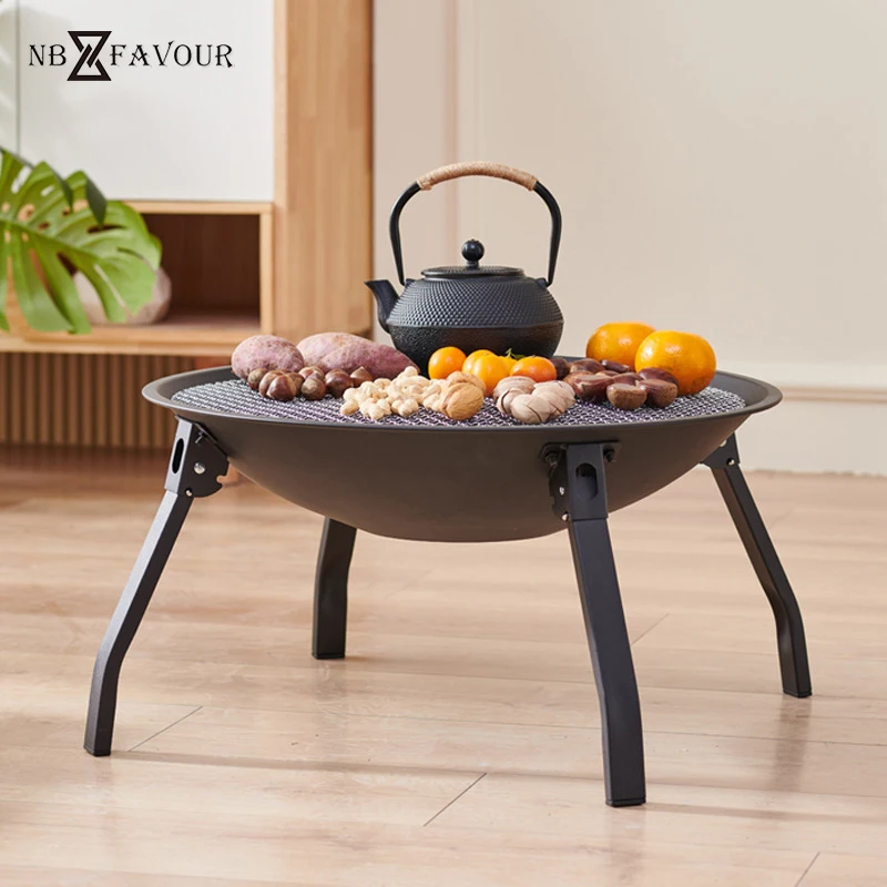 -FAVOUR Portable Steel Fire Pit Foldable Outdoor Patio Garden BBQ Fireplace Brazier for Camping Picnics Travel
-FAVOUR Portable Steel Fire Pit Foldable Outdoor Patio Garden BBQ Fireplace Brazier for Camping Picnics Travel