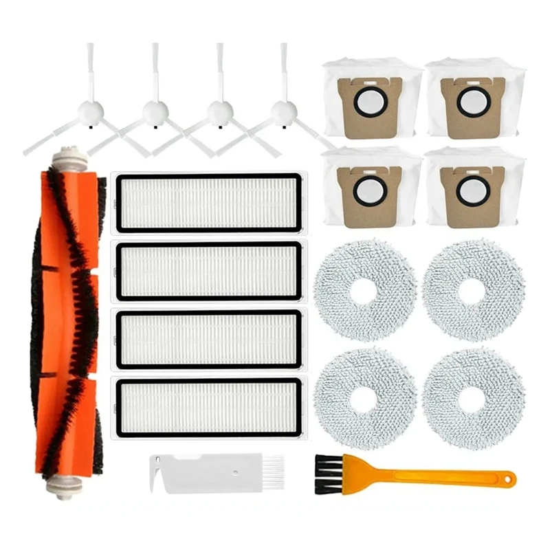For Xiaomi Robot Vacuum X10+ / X10 Plus B101GL Spare Parts Main Side Brush Hepa Filter Dust Bag Mop Cloth
For Xiaomi Robot Vacuum X10+ / X10 Plus B101GL Spare Parts Main Side Brush Hepa Filter Dust Bag Mop Cloth