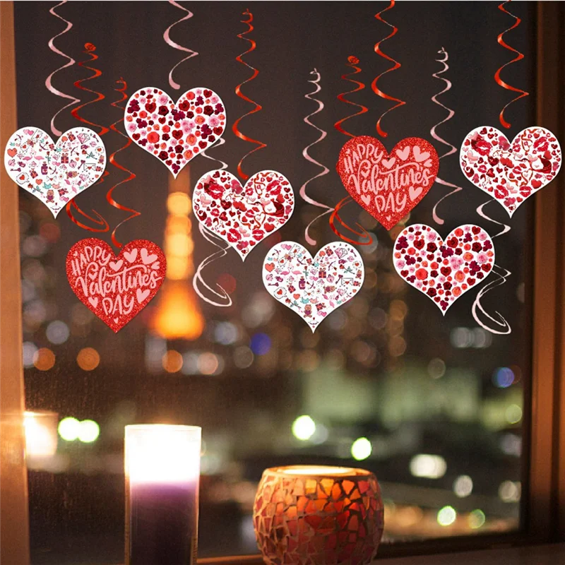 2 Set Valentine's Day Decoration Heart Spiral Tags Valentine's Day Party Decoration Spiral Tag Decoration
2 Set Valentine's Day Decoration Heart Spiral Tags Valentine's Day Party Decoration Spiral Tag Decoration