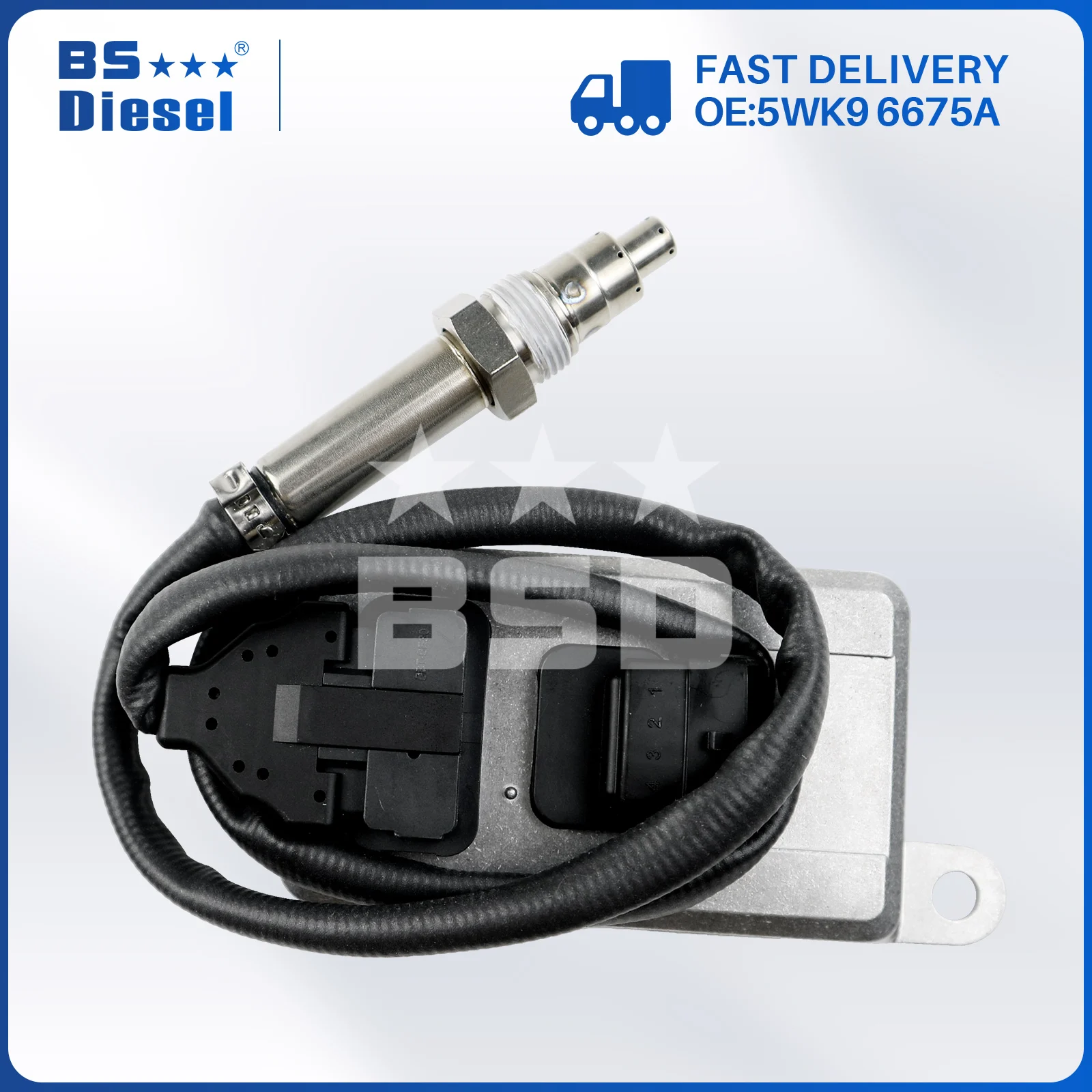 Auto Spare Parts 24V Nitrogen Oxide Sensor 2894940 5WK9 6675A Nox Sensor 5WK96675A for Cummins ISB Engine
Auto Spare Parts 24V Nitrogen Oxide Sensor 2894940 5WK9 6675A Nox Sensor 5WK96675A for Cummins ISB Engine