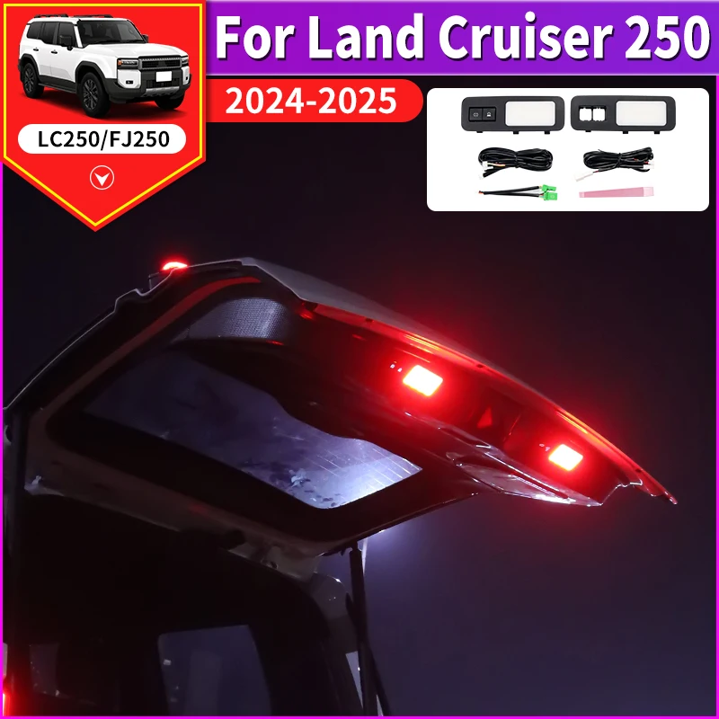 For Toyota Land Cruiser 250 2024 2025 Prado LC250 1958 First Edition Tailgate Warning Light Trunk Lighting,Upgraded Accessories
For Toyota Land Cruiser 250 2024 2025 Prado LC250 1958 First Edition Tailgate Warning Light Trunk Lighting,Upgraded Accessories