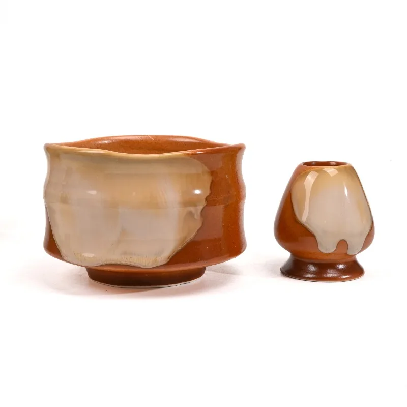 Natural Flow Glazed Ceramic Matcha Bowl and Song Dynasty Tea Picking Tools Suitable for Tea Rooms and Homes 
Natural Flow Glazed Ceramic Matcha Bowl and Song Dynasty Tea Picking Tools Suitable for Tea Rooms and Homes