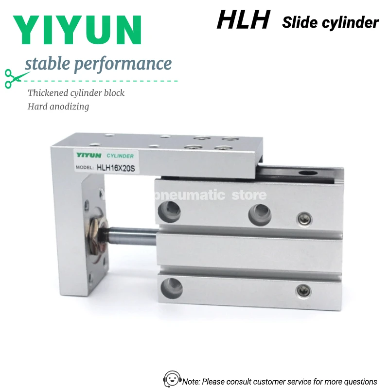 HLH6 HLH10 HLH16 HLH20X5S,10S,15S,20S,25S,30S,40S,50S,60S Компактный цилиндр YIYUN пневматические компоненты серии HLH
HLH6 HLH10 HLH16 HLH20X5S,10S,15S,20S,25S,30S,40S,50S,60S Компактный цилиндр YIYUN пневматические компоненты серии HLH