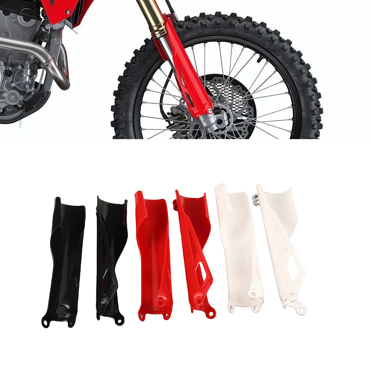 For Honda CRF 250 300 450 R X L RX RL R-WE RX ENDURO SPECIAL 2019 2025 Motorcycle Plastic Fork Guard Front Fork Tube Frame Cover
For Honda CRF 250 300 450 R X L RX RL R-WE RX ENDURO SPECIAL 2019 2025 Motorcycle Plastic Fork Guard Front Fork Tube Frame Cover
