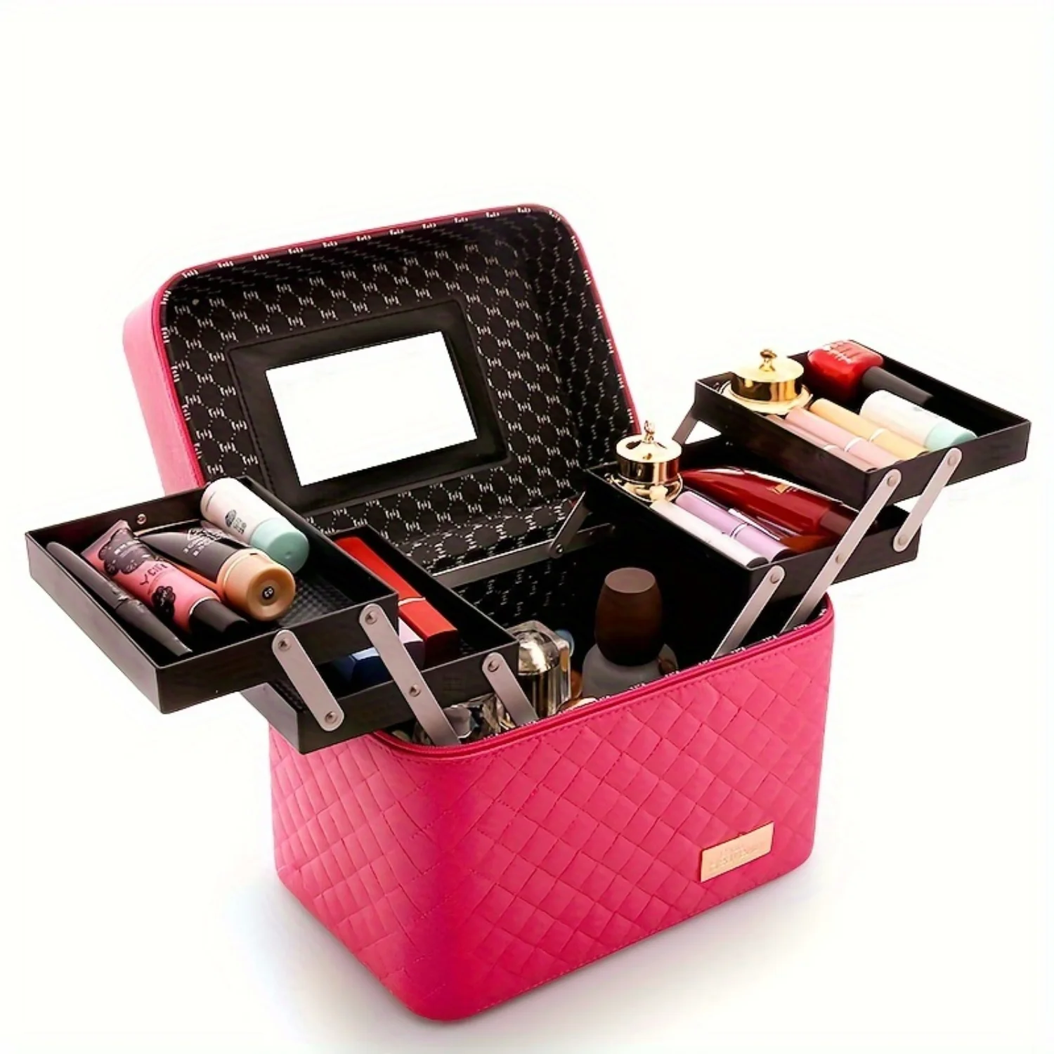 Multi-layer Large Capacity Simple Toiletry Bag - Travel Makeup Case, Multi-functional Cosmetic Bag for Makeup Skincare, Portable
Multi-layer Large Capacity Simple Toiletry Bag - Travel Makeup Case, Multi-functional Cosmetic Bag for Makeup Skincare, Portable